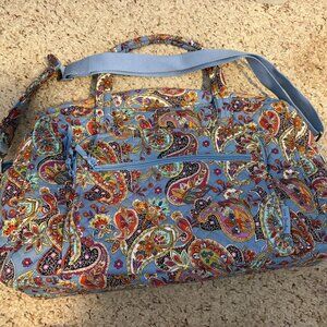 Vera Bradley Weekender Travel Bag – Blue & Multicolor Floral